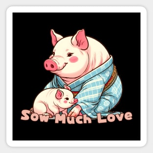 Parenting pig Magnet